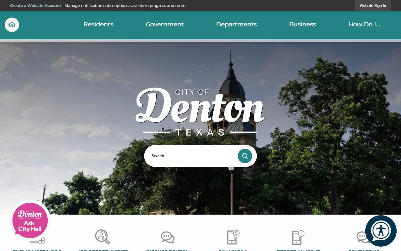 Denton city portal - Denton property records Texas