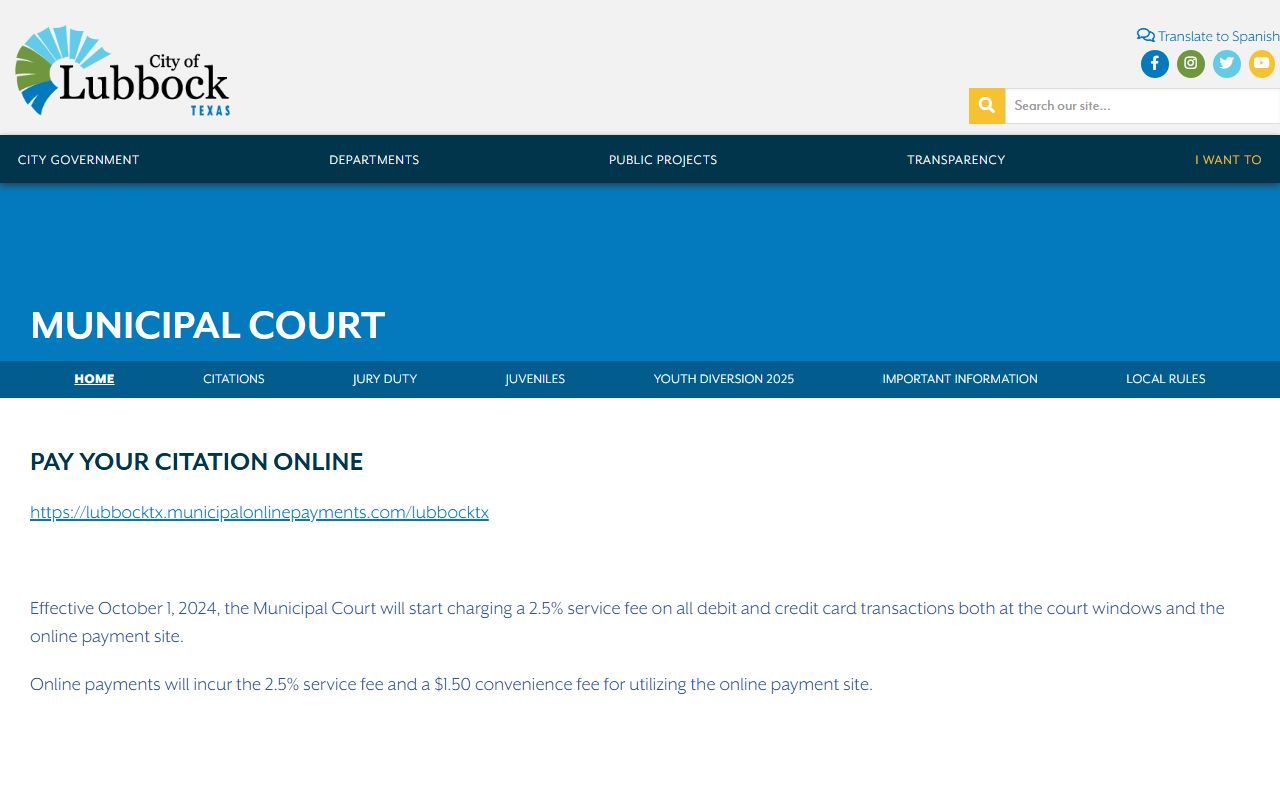 Lubbock Municipal Court - Lubbock property records Texas