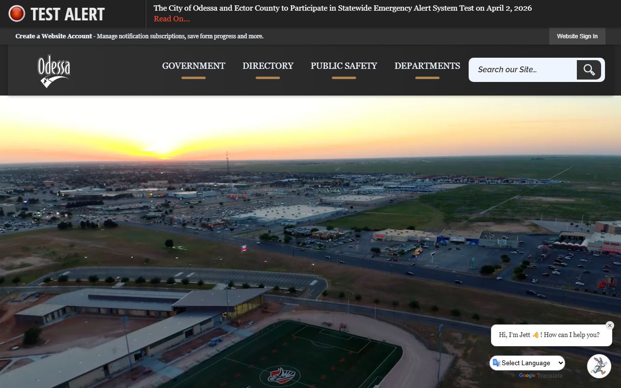 Odessa Texas city portal property records