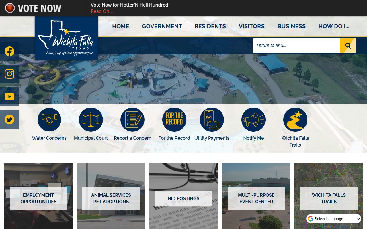 Wichita Falls city portal - Wichita Falls property records Texas