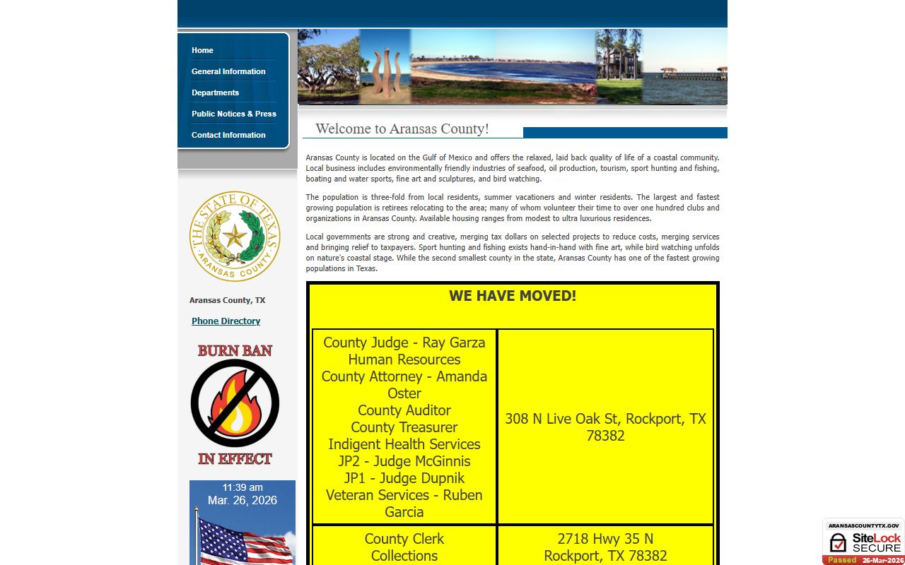 aransas county clerk property records portal