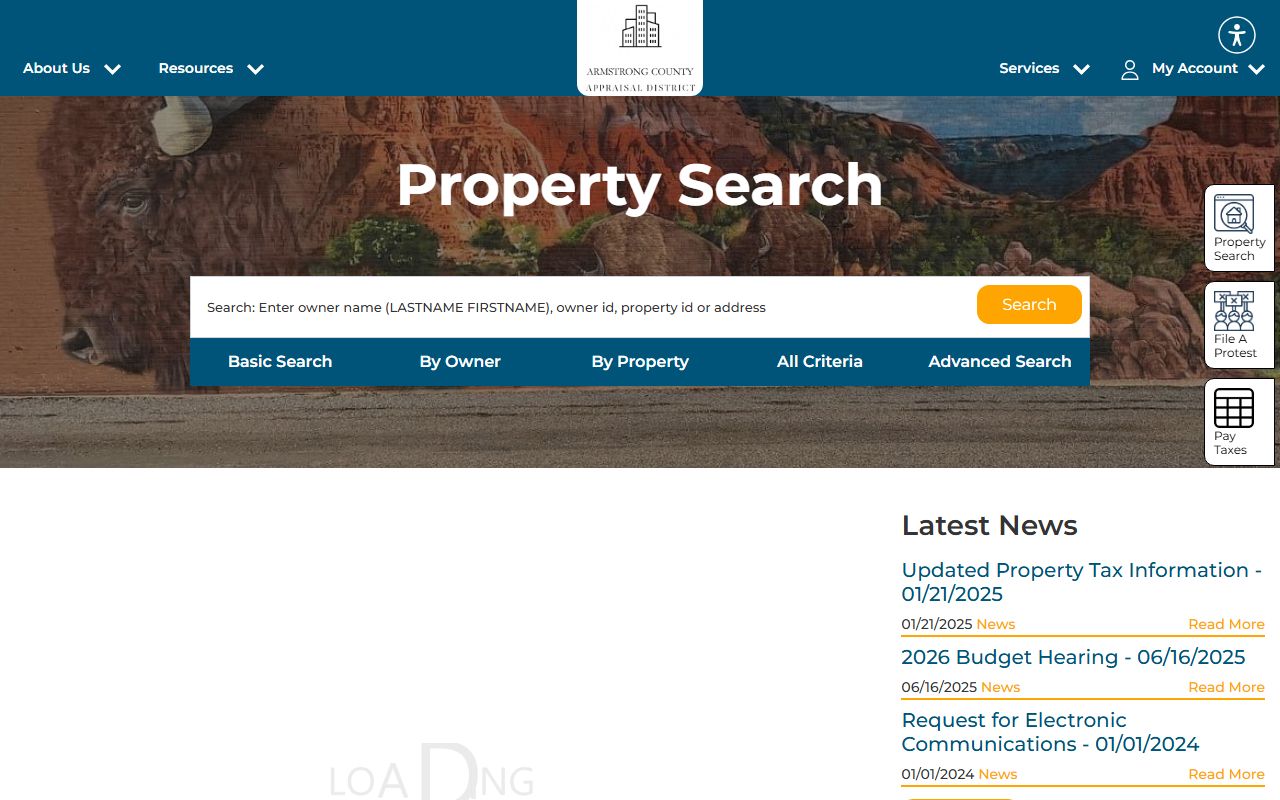 armstrong county appraisal district property records search