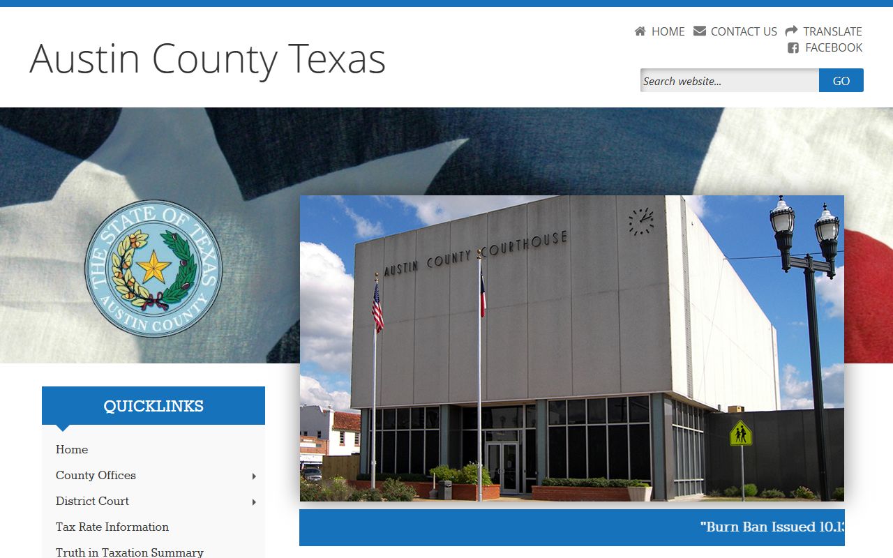 austin county property records Texas