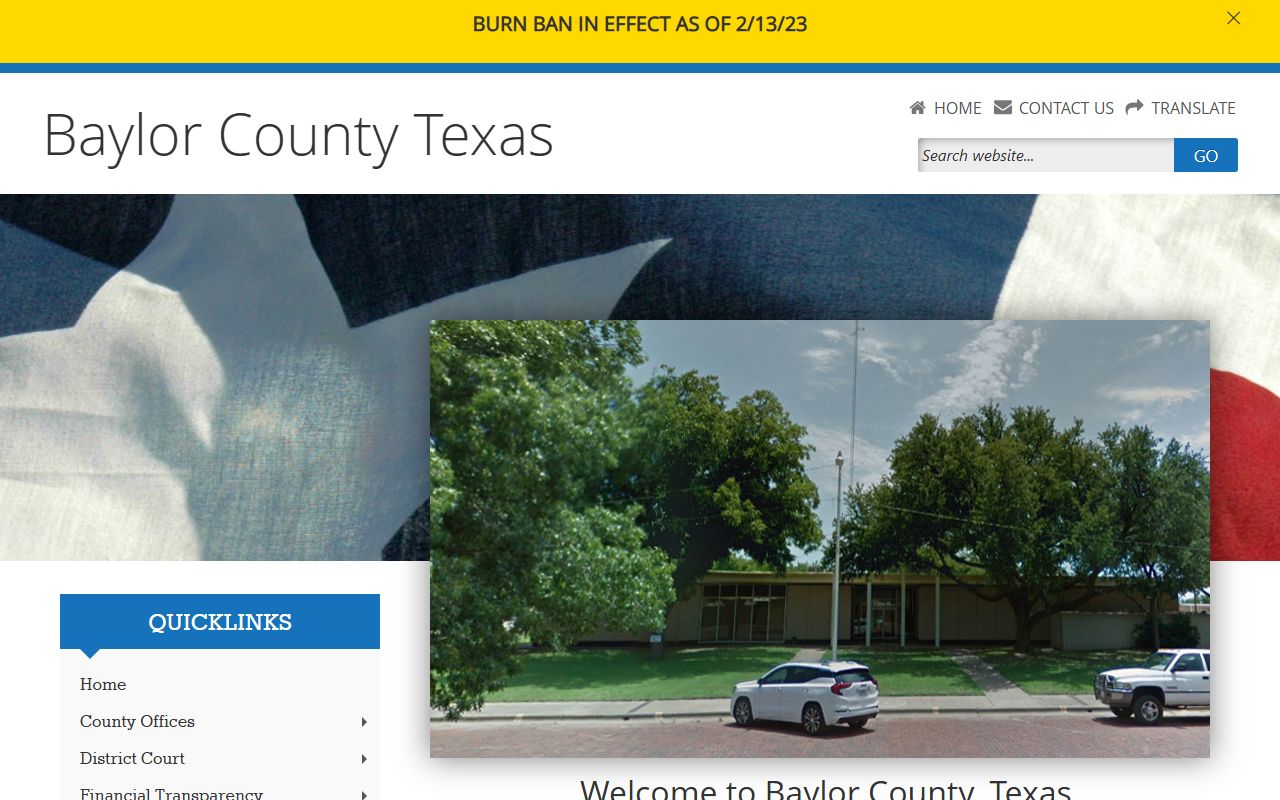 baylor county property records Texas