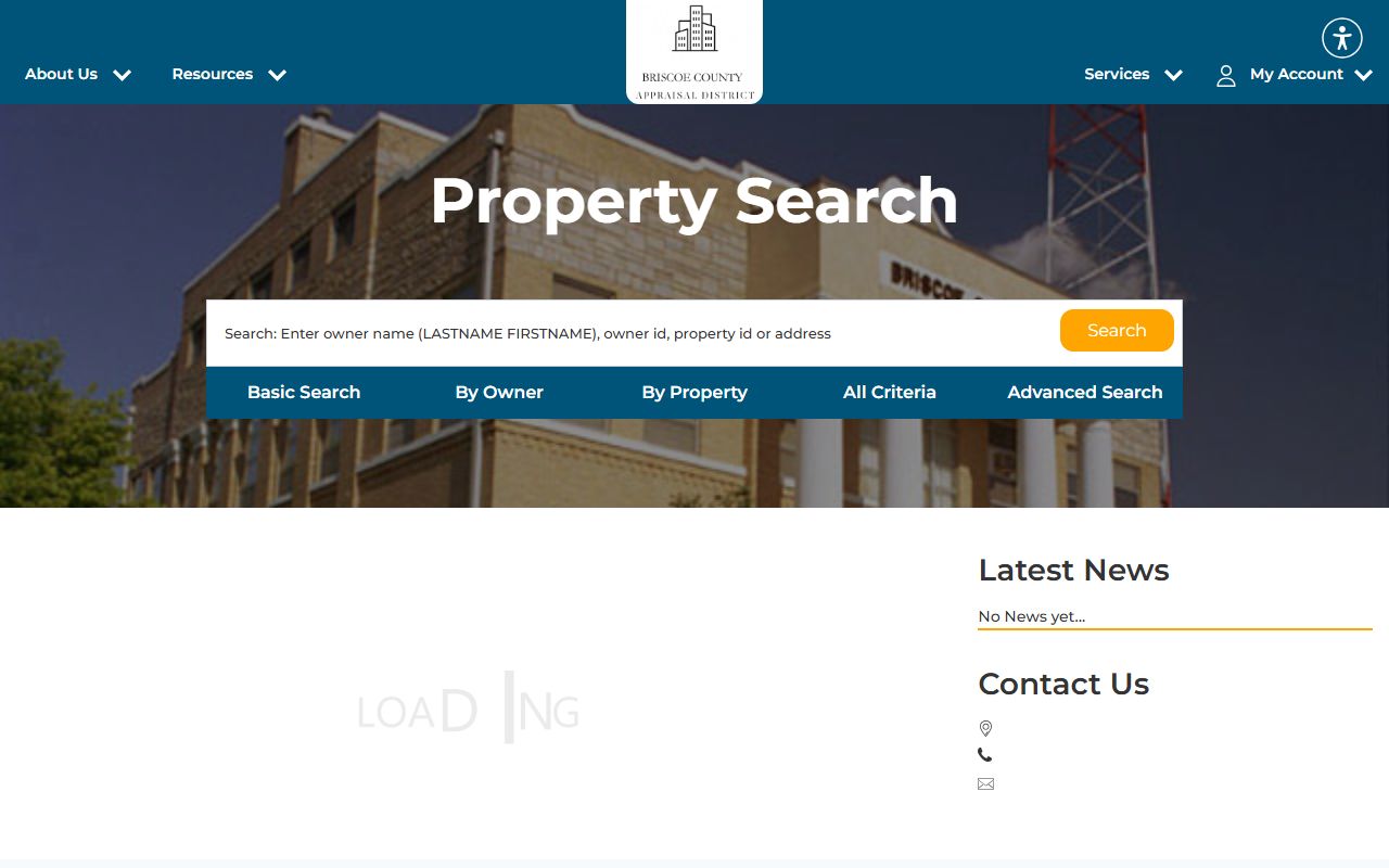 briscoe county appraisal district property records Texas