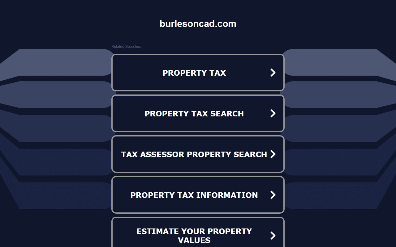 Burleson County Appraisal District property records Texas