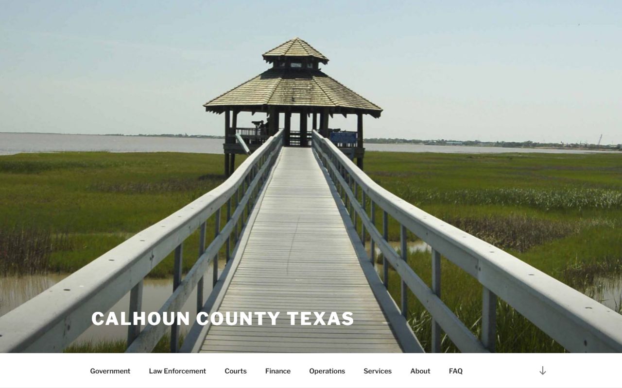 Calhoun County Clerk property records Texas