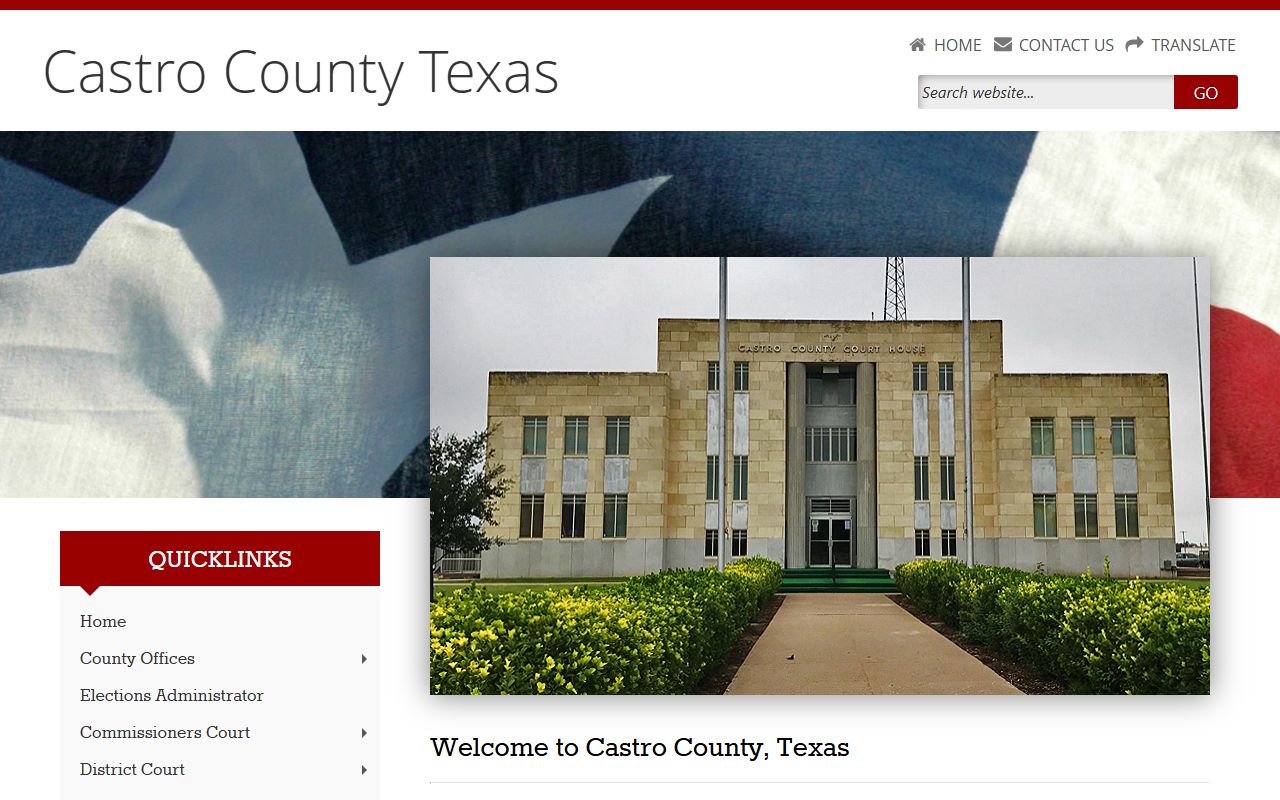 Castro County Clerk property records Dimmitt Texas