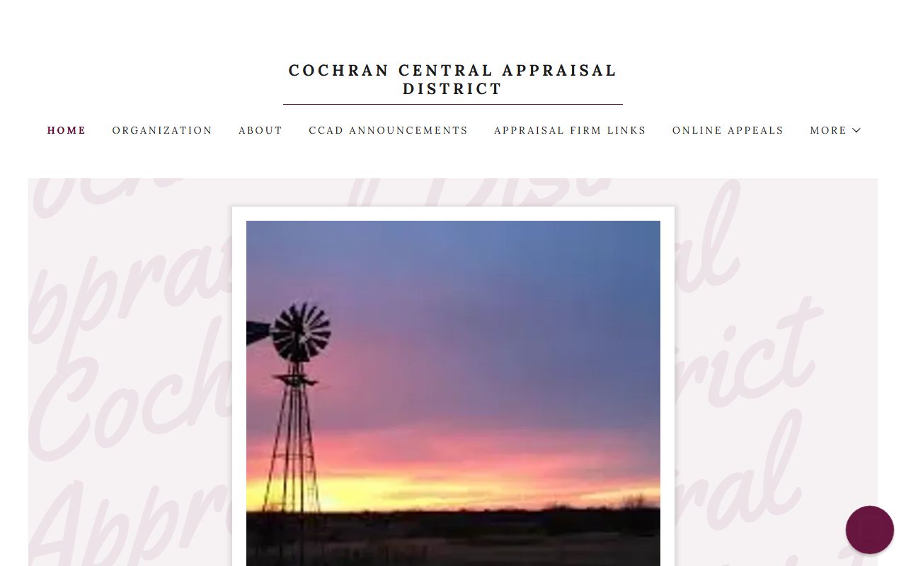 Cochran County Appraisal District property records Texas