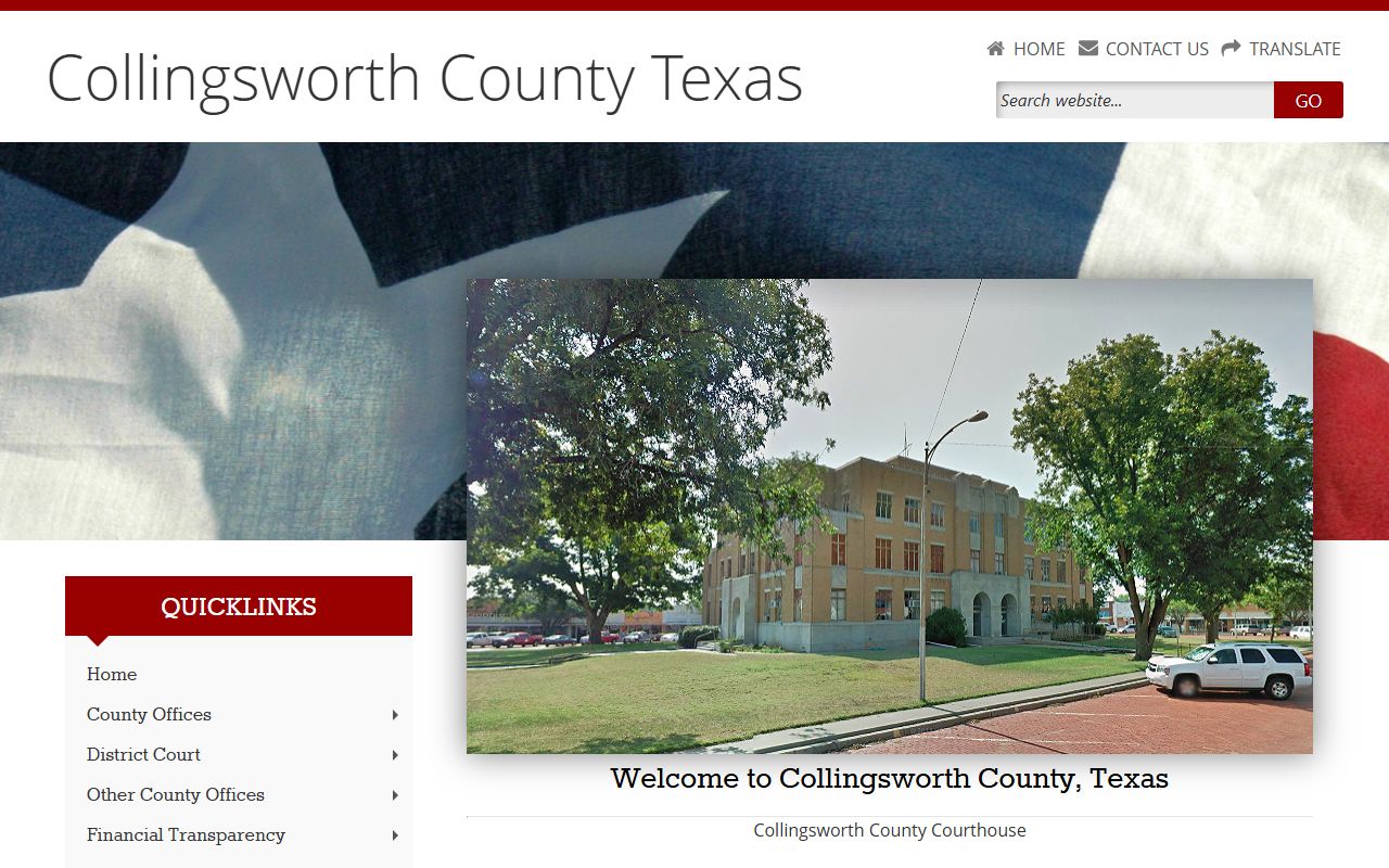 Collingsworth County Clerk property records Texas