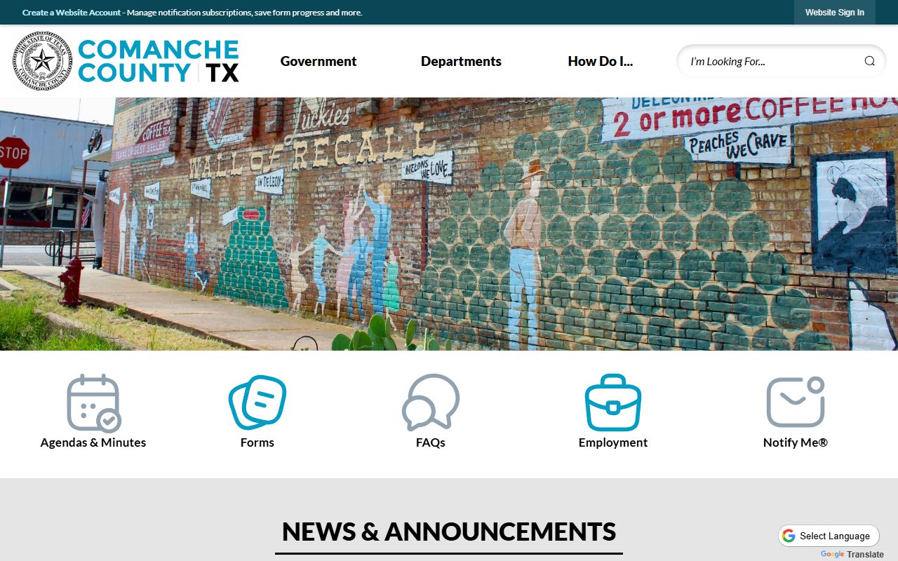 Comanche County Clerk property records Texas