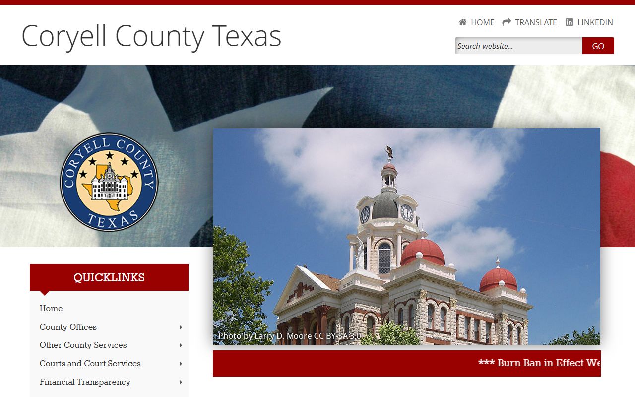 Coryell County Clerk property records Texas