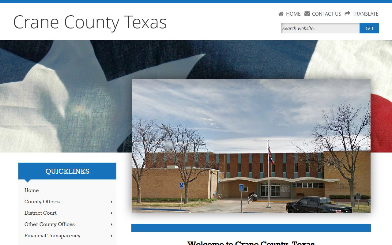 Crane County Clerk property records Texas