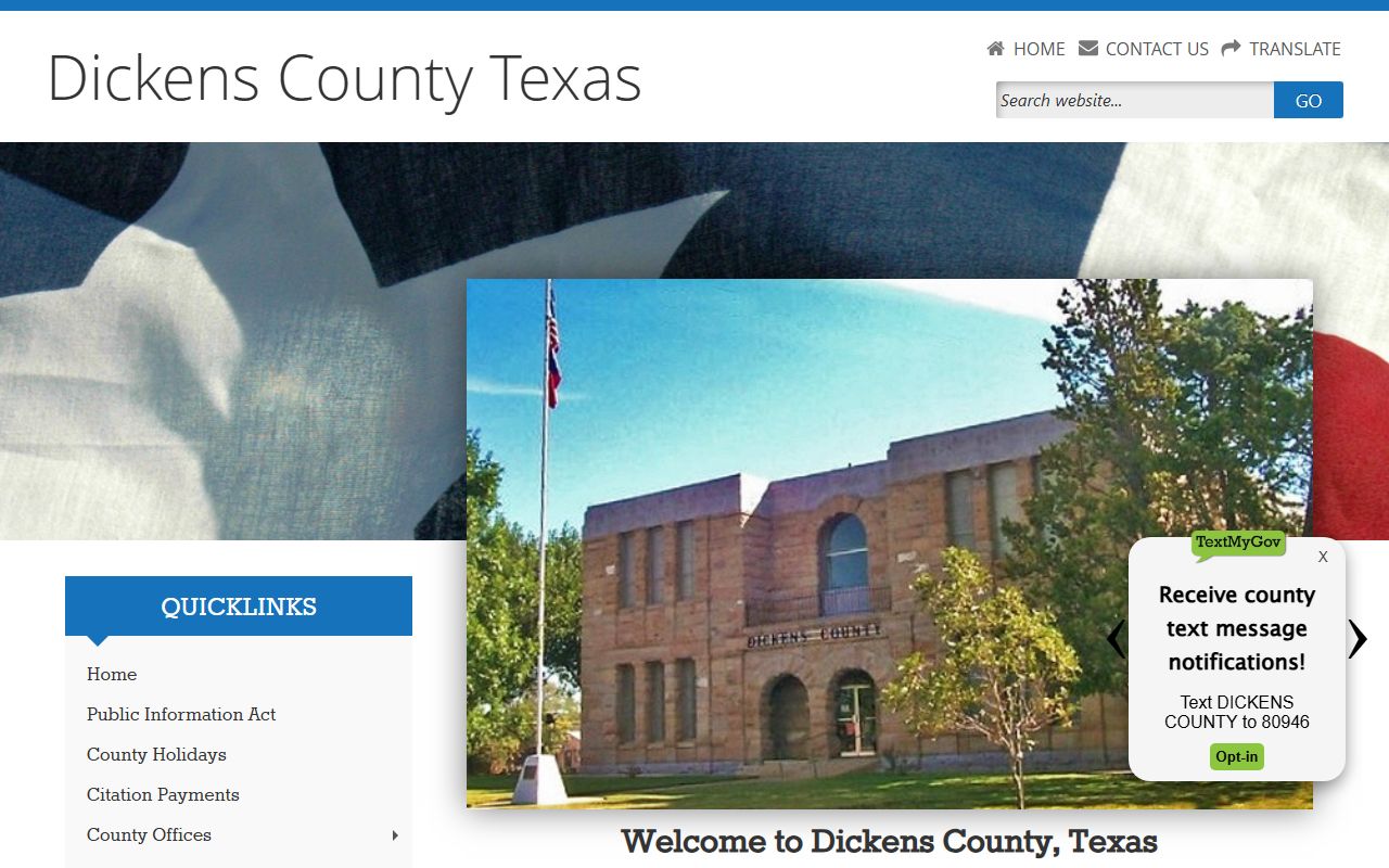 dickens county clerk property records texas