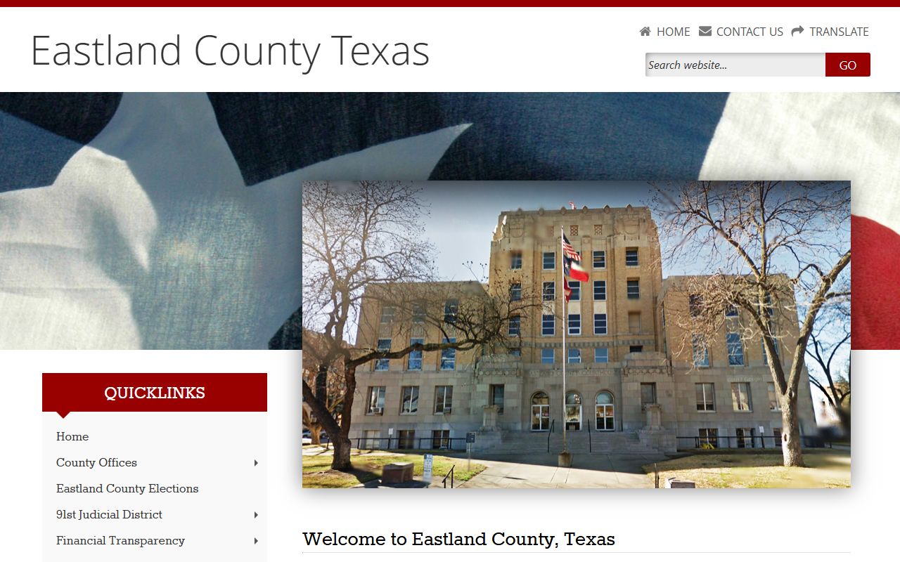 Eastland County Clerk property records Texas