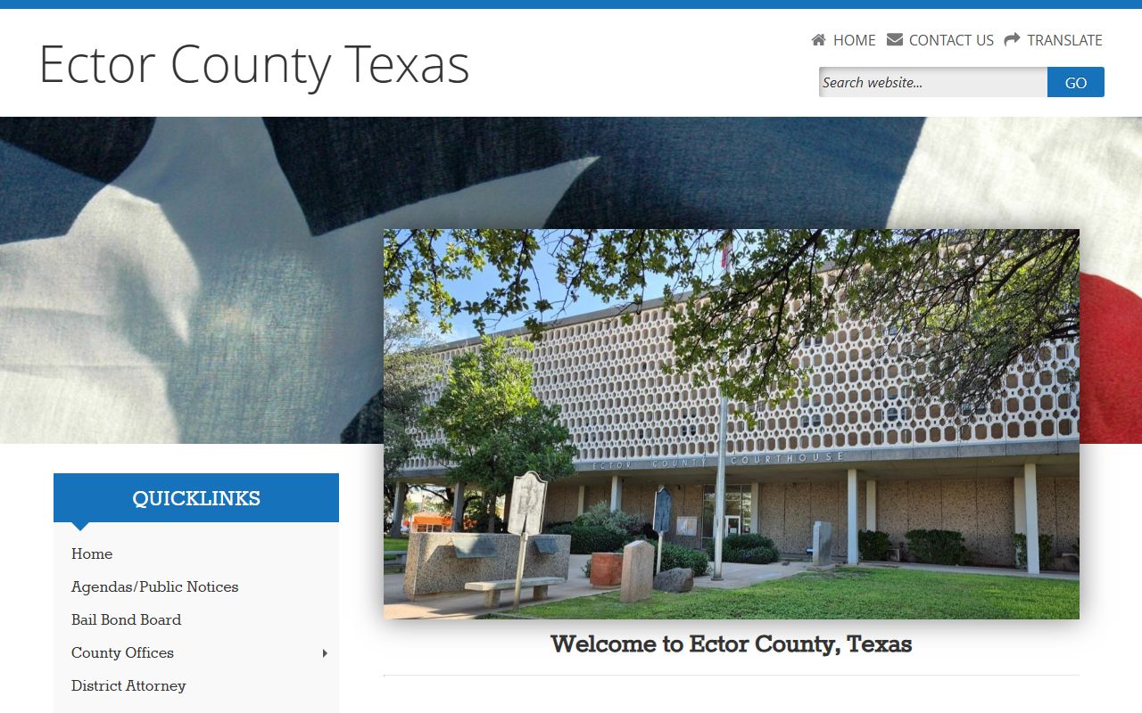 Ector County Clerk property records Odessa Texas