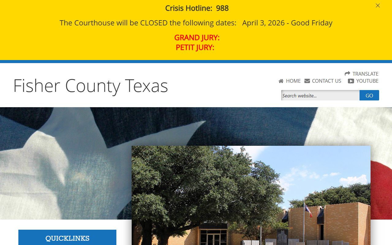 Fisher County property records Texas