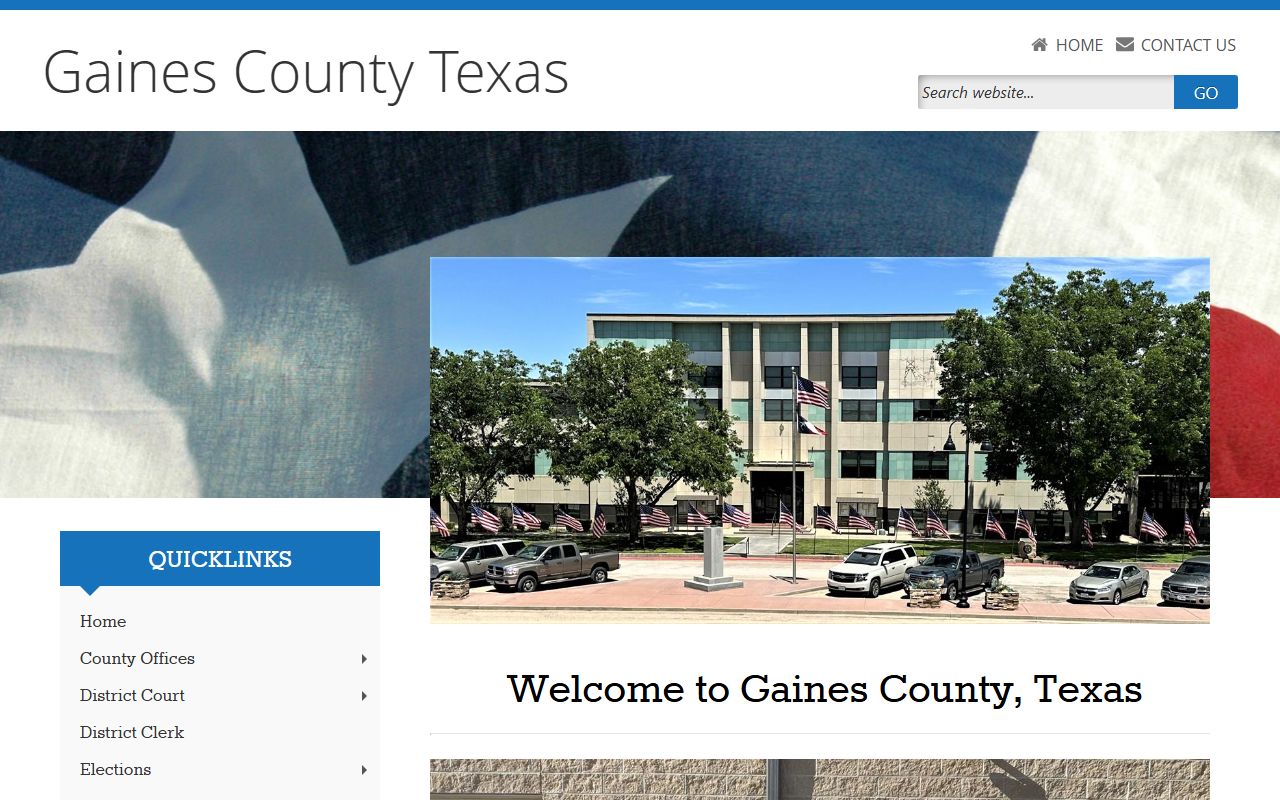 Gaines County Clerk property records Texas