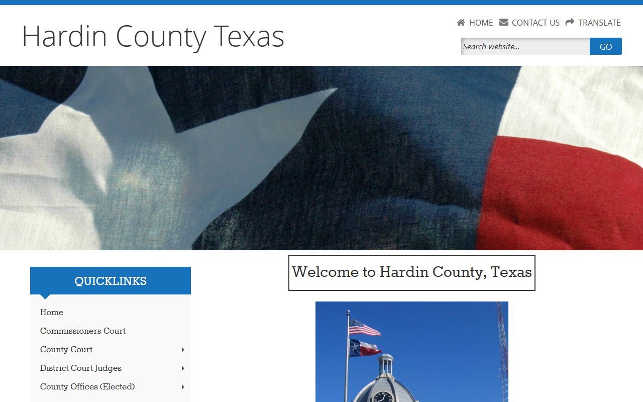 Hardin County Clerk property records Kountze Texas