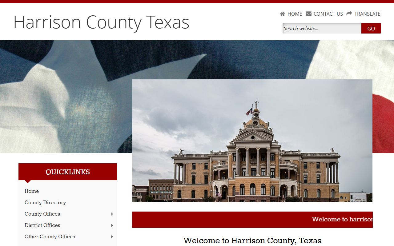 harrison county clerk property records Texas