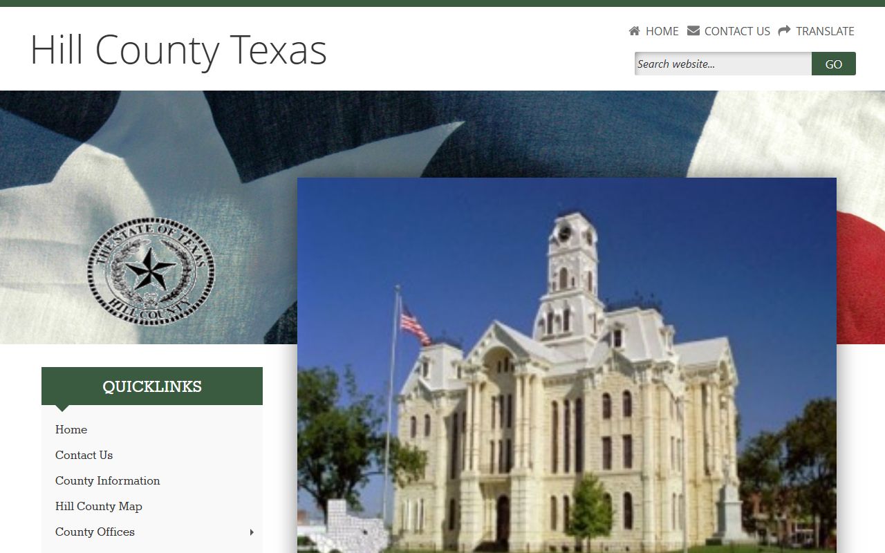 Hill County Clerk property records Hillsboro Texas
