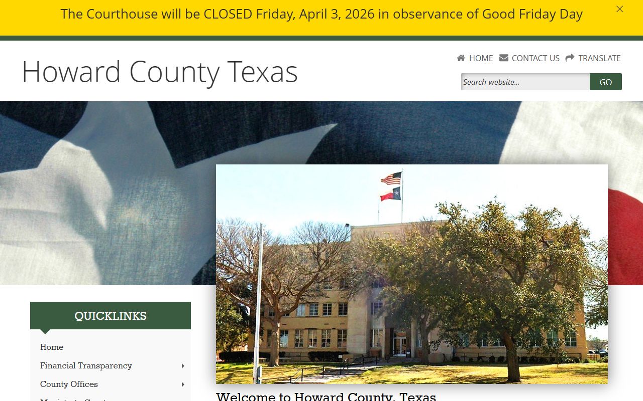 Howard County Clerk property records Big Spring Texas