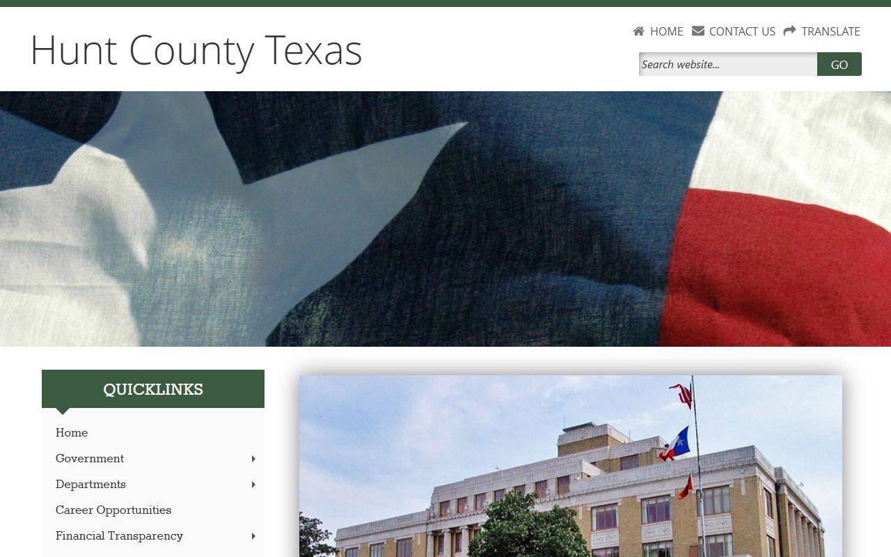 Hunt County Clerk property records Greenville Texas