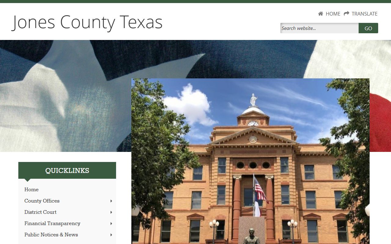 Jones County Clerk property records Anson Texas