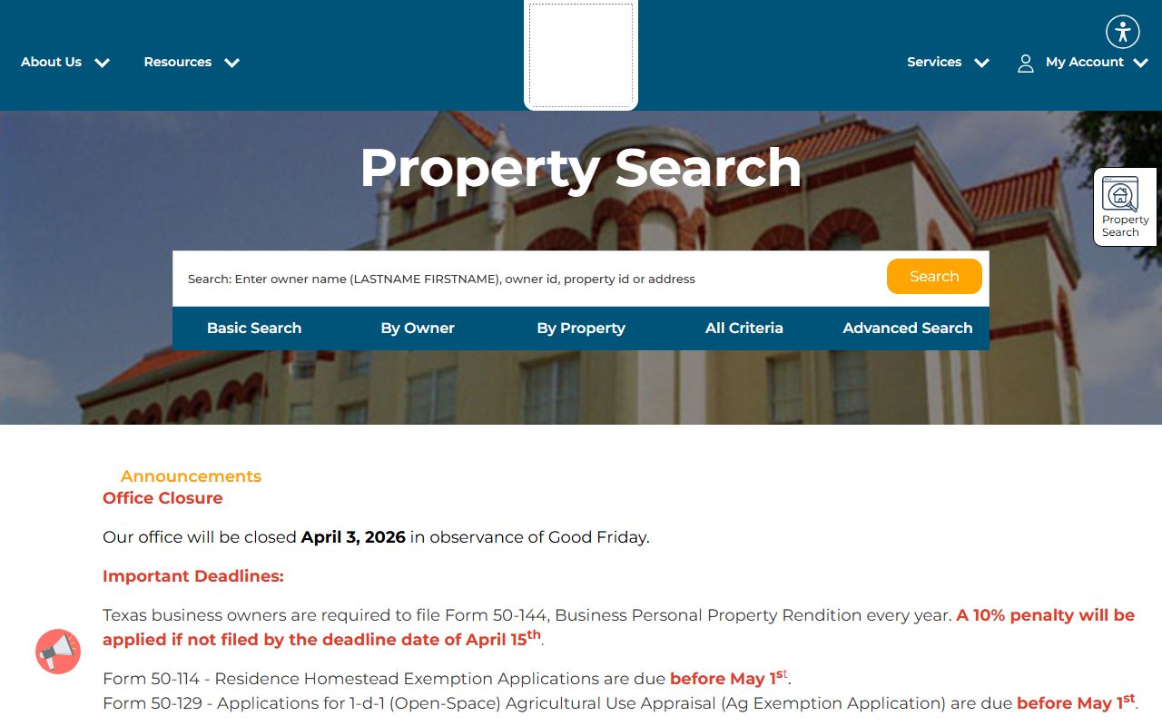 Karnes County Appraisal District property records Texas