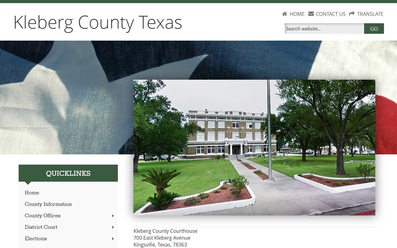 kleberg county property records Texas
