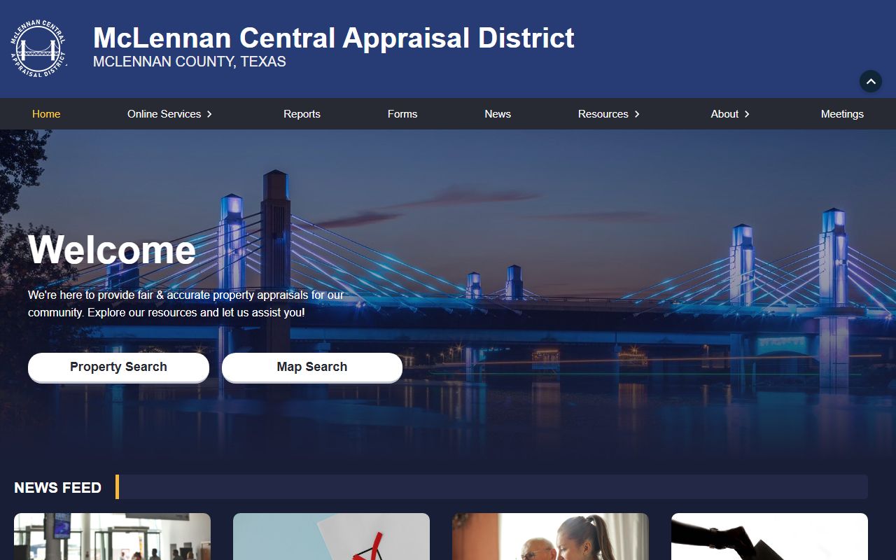McLennan County Appraisal District property records Waco Texas