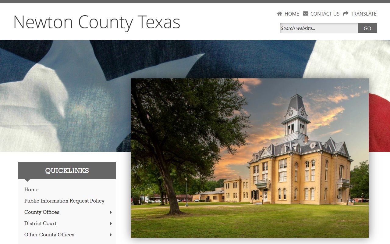 Newton County Clerk property records Texas