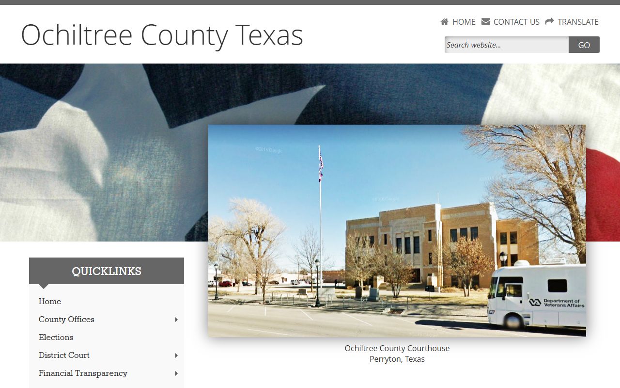 Ochiltree County Clerk property records Texas