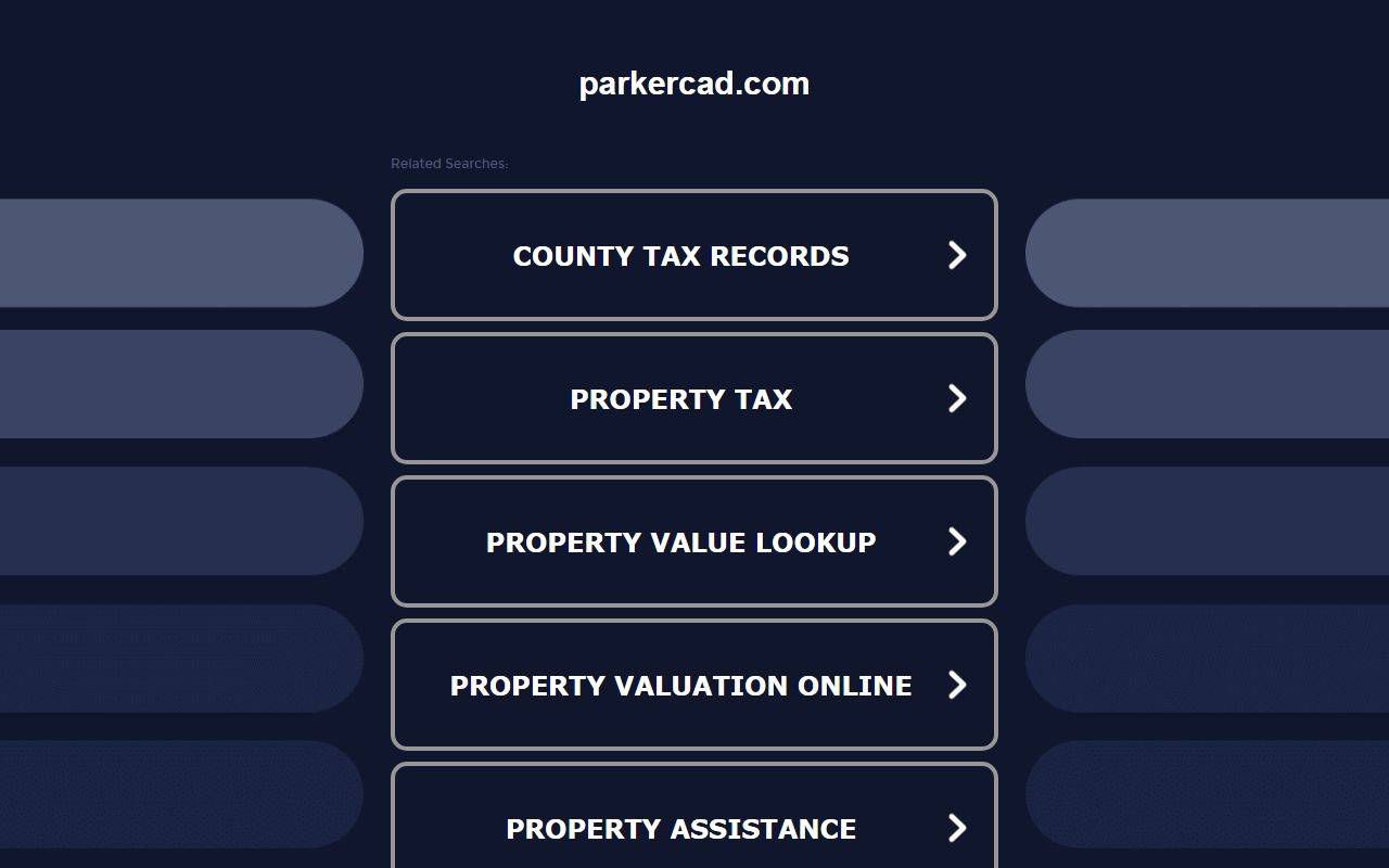 Parker County Appraisal District property records Texas