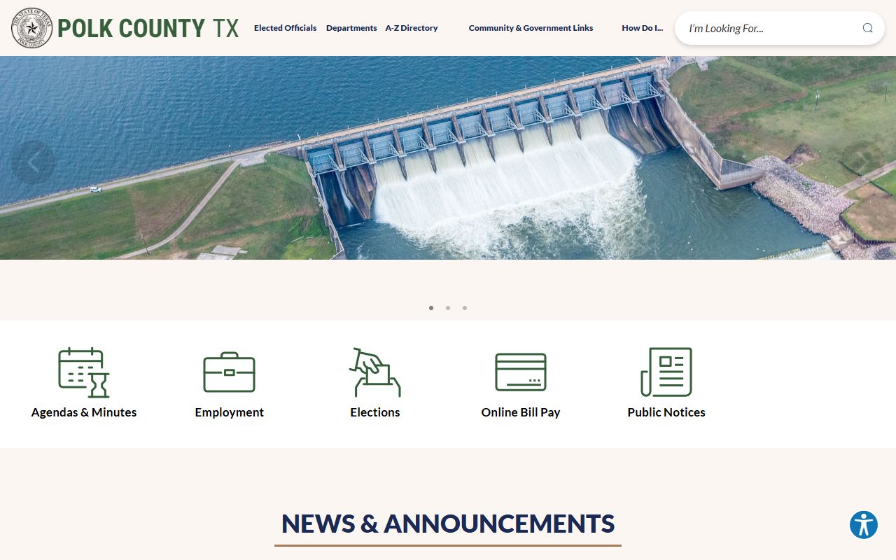 Polk County Clerk property records Livingston Texas