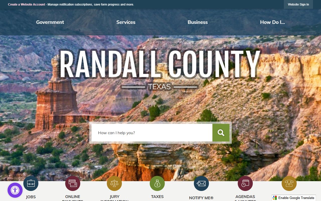 Randall County Clerk property records Texas