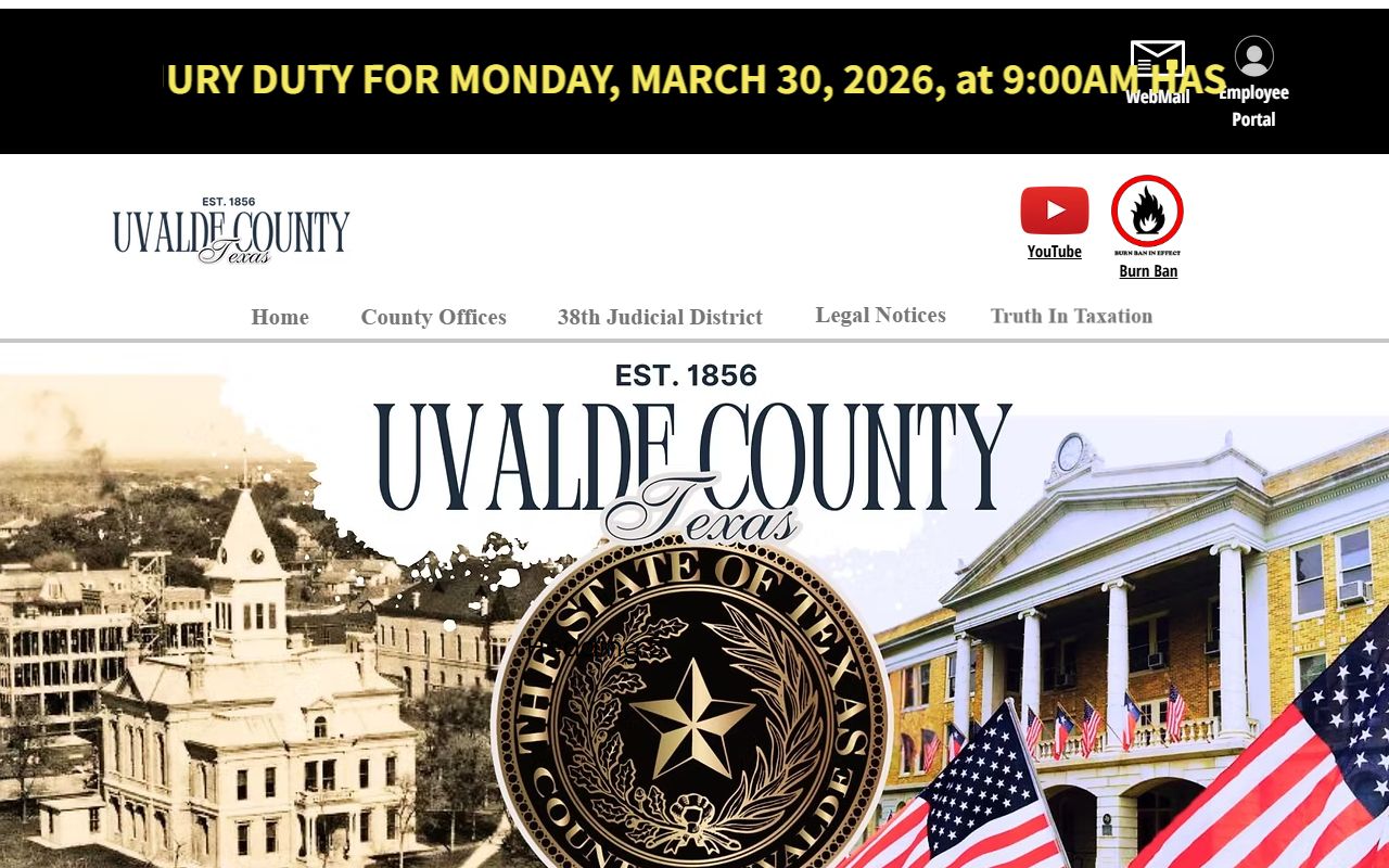 Uvalde County Clerk property records in Uvalde Texas