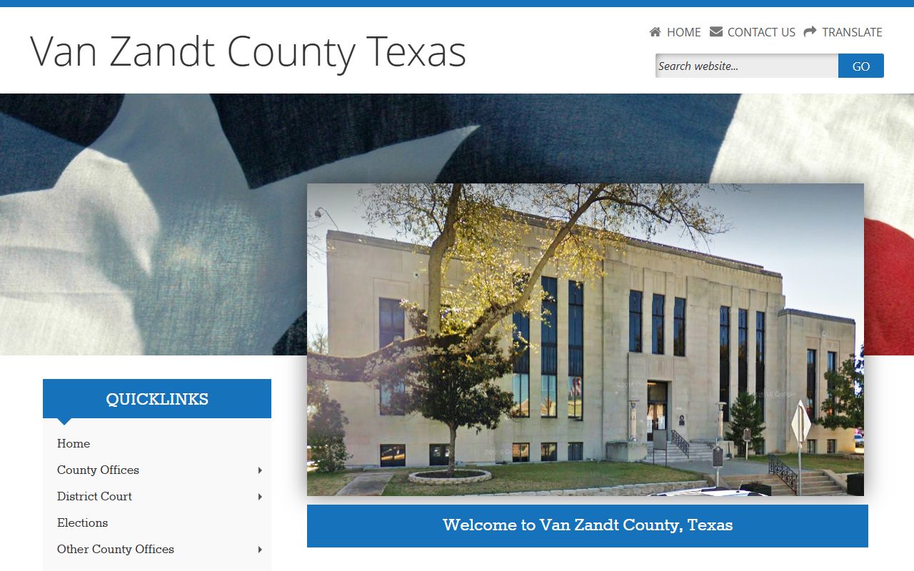 Van Zandt County Clerk property records Texas