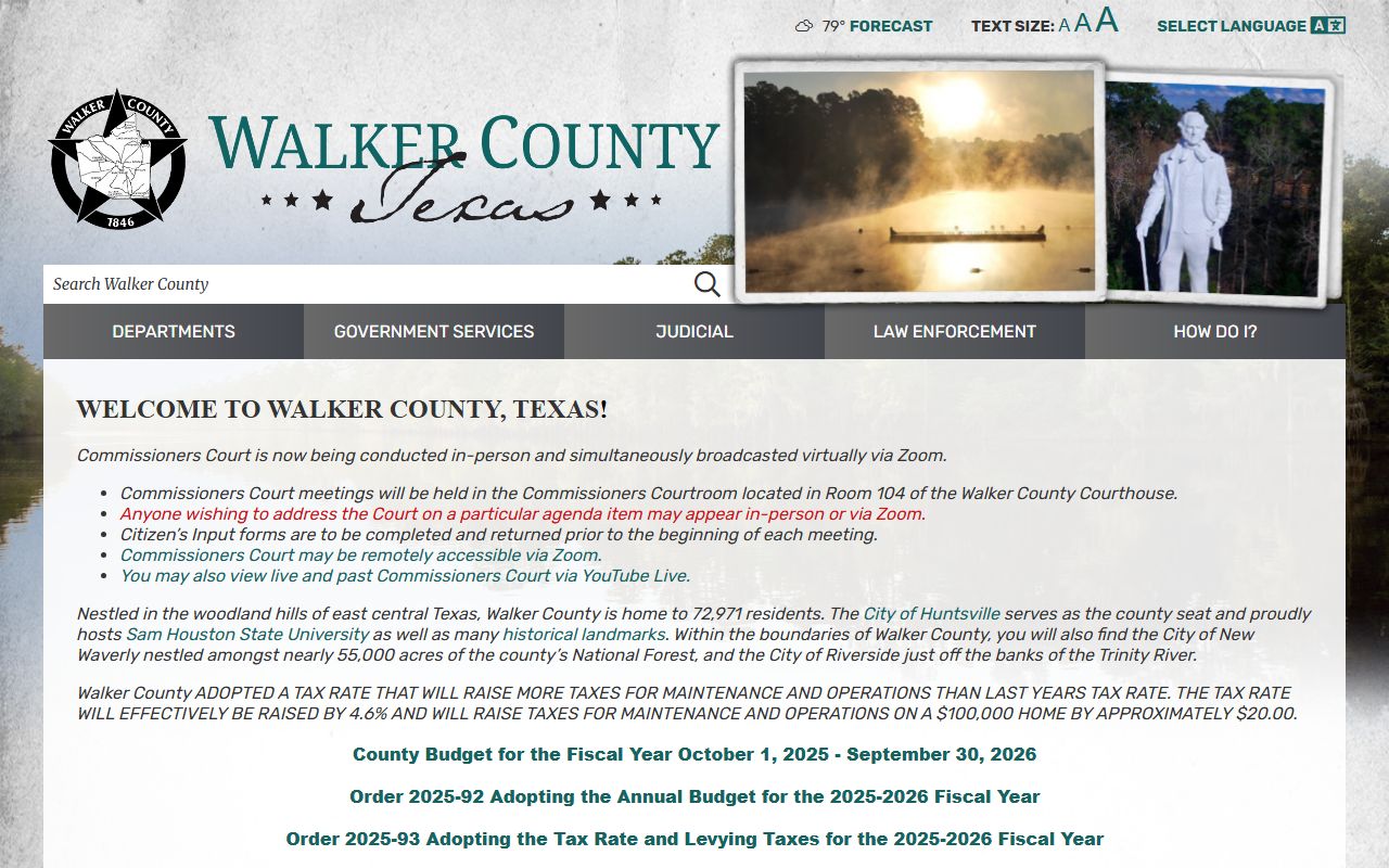 Walker County Clerk property records Texas
