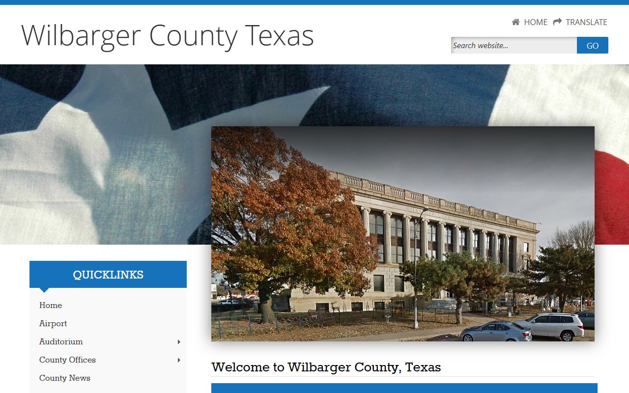 Wilbarger County Clerk property records Texas