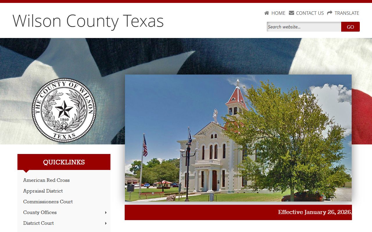 Wilson County Clerk property records Texas
