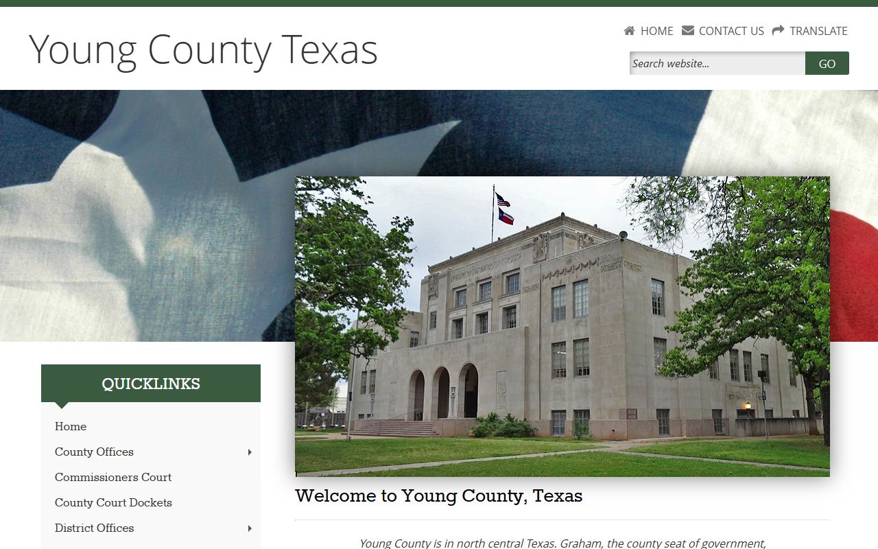 young county clerk property records Texas